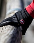 CASTELLI Cycling long-finger gloves - PERFETTO RoS - black