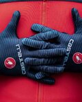 CASTELLI Cycling long-finger gloves - CW 6.1 CROSS - black
