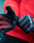 CASTELLI Cycling long-finger gloves - CW 6.1 CROSS - black