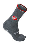 CASTELLI Cyclingclassic socks - QUINDICI - grey