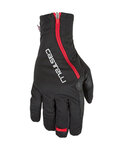 CASTELLI Cycling long-finger gloves - SPETTACOLO ROS - black