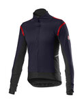 CASTELLI Cycling thermal jacket - ALPHA RoS 2 - blue