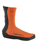 CASTELLI Cycling shoe covers - INTENSO UL - black/orange