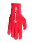 CASTELLI Cycling long-finger gloves - DILUVIO C - red