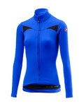 CASTELLI Cycling winter long sleeve jersey - SINERGIA LADY WINTER - blue