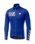 CASTELLI Cycling thermal jacket - RADDOPPIA 2 - blue