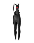 CASTELLI Cycling long bib trousers - VELOCISSIMA LADY WNT - black