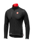 CASTELLI Cycling thermal jacket - DOUBLE ESPRESSO - black