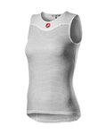 CASTELLI Cycling sleeve less t-shirt - PRO ISSUE 2 LADY - white