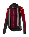CASTELLI Cycling thermal jacket - ALPHA RoS 2 - bordeaux