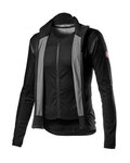 CASTELLI Cycling thermal jacket - ALPHA ROS 2 LIGHT - black