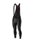 CASTELLI Cycling long bib trousers - SORPASSO ROS - black