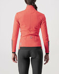 CASTELLI Cycling thermal jacket - DINAMICA LADY WINTER - pink