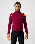 CASTELLI Cycling thermal jacket - PERFETTO ROS CONVERT - red