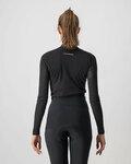 CASTELLI Cycling long sleeve t-shirt - FLANDERS 2 WARM LADY - black