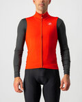 CASTELLI Cycling gilet - PRO THERMAL MID - red