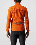 CASTELLI Cycling rain jacket - EMERGENCY RAIN 2 - orange