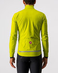 CASTELLI Cycling thermal jacket - GO WINTER - yellow