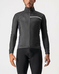 CASTELLI Cycling windproof jacket - SQUADRA STRECH - black