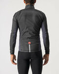 CASTELLI Cycling windproof jacket - SQUADRA STRECH - black