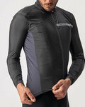 CASTELLI Cycling windproof jacket - SQUADRA STRECH - black