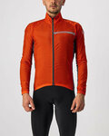 CASTELLI Cycling windproof jacket - SQUADRA STRECH - red