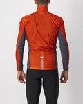 CASTELLI Cycling windproof jacket - SQUADRA STRECH - red