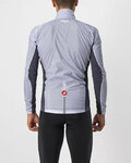 CASTELLI Cycling windproof jacket - SQUADRA STRECH - grey