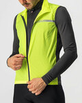 CASTELLI Cycling gilet - SQUADRA STRECH - yellow