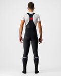 CASTELLI Cycling long bib trousers - POLARE 3 WINTER - black