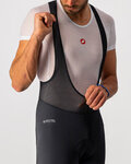 CASTELLI Cycling long bib trousers - POLARE 3 WINTER - black