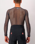 CASTELLI Cycling long sleeve t-shirt - MIRACOLO WOOL - black