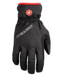 CASTELLI Cycling long-finger gloves - ENTRATA THERMAL WNT - black