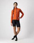 CASTELLI Cycling windproof jacket - SQUADRA STRECH LADY - red