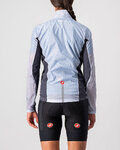 CASTELLI Cycling windproof jacket - SQUADRA STRECH LADY - grey
