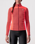CASTELLI Cycling winter long sleeve jersey - SFIDA 2 W - pink