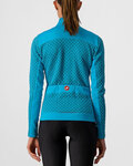CASTELLI Cycling winter long sleeve jersey - SFIDA 2 LADY WINTER - light blue