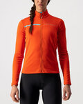 CASTELLI Cycling winter long sleeve jersey - SINERGIA 2 LADY WNT - red