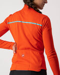 CASTELLI Cycling winter long sleeve jersey - SINERGIA 2 LADY WNT - red