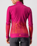 CASTELLI Cycling winter long sleeve jersey - SORPRESA LADY WINTER - pink