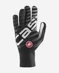 CASTELLI Cycling long-finger gloves - DILUVIO C - black