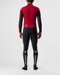 CASTELLI Cycling skinsuit - SANREMO ROS SUIT - red/black