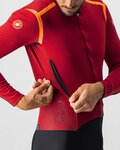 CASTELLI Cycling skinsuit - SANREMO ROS SUIT - red/black