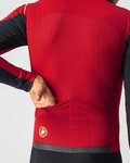 CASTELLI Cycling skinsuit - SANREMO ROS SUIT - red/black