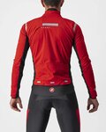 CASTELLI Cycling thermal jacket - ALPHA RoS 2 - red