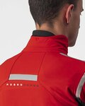 CASTELLI Cycling thermal jacket - ALPHA RoS 2 - red