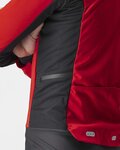 CASTELLI Cycling thermal jacket - ALPHA RoS 2 - red