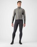 CASTELLI Cycling thermal jacket - ALPHA RoS 2 - grey/black