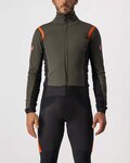 CASTELLI Cycling thermal jacket - ALPHA RoS 2 - green