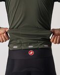 CASTELLI Cycling thermal jacket - ALPHA RoS 2 - green